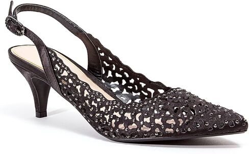 Dressy Sling Back Low Heel Shoes with Rhinestones Women's JEWEL in Saudi Arabia