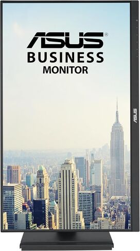 ASUS 24" 1080P Business Monitor (VA24DQFS) - IPS, Frameless, 100Hz, 1ms, Adaptive-Sync, HDMI, DisplayPort, VGA, for Working and Gaming, Ergonomic Design, Blue Light Filter, Flicker Free, 3 yr warranty in Saudi Arabia