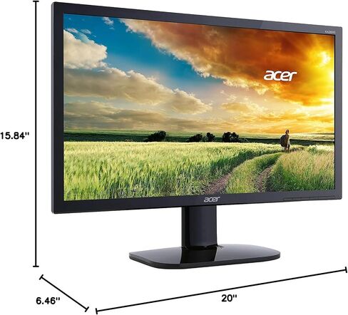 Acer KA220HQ bi 22" (21.5" viewable) Full HD (1920 x 1080) TN Monitor (HDMI & VGA port),Black in Saudi Arabia