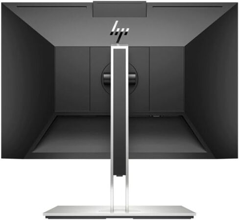 شاشة HP E24mv G4 23.8 بوصة عالية الدقة LCD 16:9 IPS، مضادة للانعكاس، 1920 × 1080، HDMI - VGA - DisplayPort، محور USB، كاميرا ويب، فيديو - صوت، أسود - فضي in Saudi Arabia