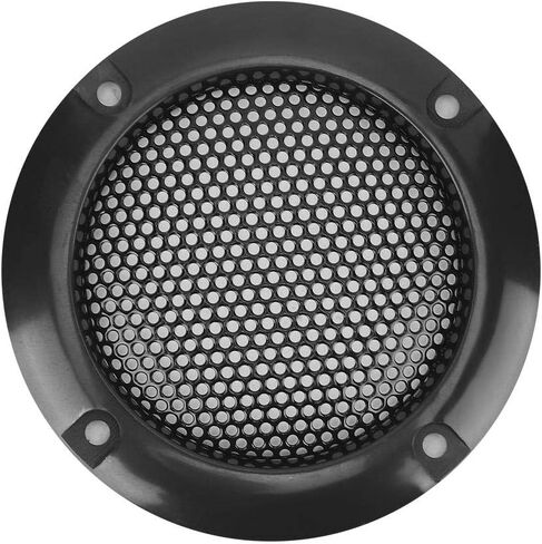 غطاء شبكة مكبر صوت Acouto، شبكة مكبر صوت 4 قطع مقاس 2 بوصة لحماية السيارة ومكبر صوت شبكي (أسود) in Saudi Arabia