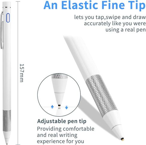 Stylus Pencil for iPhone 12/13/14/15 Pro Max Pen,Minilabo Touch Screens Active Stylus Digital Pen with 1.5mm Ultra Fine Tip Stylist Pen for iPhone 12/13/14/15 Pro Max Drawing and Writing Pencil,Pink in Saudi Arabia