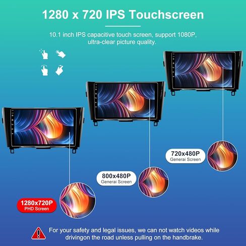 5GWiFi ترقية 4 جيجابايت + 32 جيجابايت راديو السيارة ستيريو لنيسان روج X-Trail قاشقاي 2014-2018 مع Carplay اللاسلكي وAndroid Auto 10.2 بوصة تعمل باللمس واي فاي GPS بلوتوث كاميرا احتياطية in Kuwait