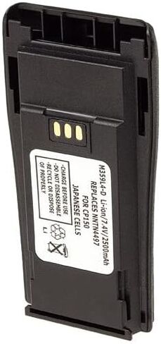 بطارية بديلة للبطاريات ذات معدل القطع لموتورولا Radius CP200، CP150، NNTN4497BR، NNTN4497CR، NNTN4497AR راديو ثنائي الاتجاه 7.2 فولت 2500 مللي أمبير في الساعة Li-ION in Kuwait