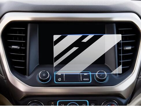 LUWU for 2017-2023 GMC Acadia واقي شاشة 8 بوصة 2023 GMC Acadia إكسسوارات زجاج مقسى 2021 GMC Acadia Navigation شاشة لمس واقية in Kuwait