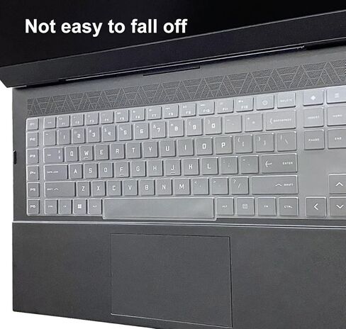 غطاء لوحة مفاتيح لجهاز HP OMEN 17t-cm200/HP OMEN 17t-ck200/HP OMEN 17-cm2047nr للكمبيوتر المحمول للألعاب مقاس 17.3 بوصة، وواقي لوحة مفاتيح الكمبيوتر المحمول HP OMEN 17 للألعاب - شفاف in Kuwait