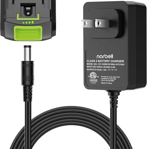 استبدال شاحن بطارية ليثيوم 21 فولت لناربيل. منفاخ أوراق الشجر لاسلكي in Kuwait