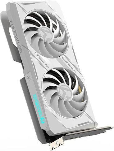 MAXSUN GeForce RTX 4060 8G GDDR6 Video Gaming Graphics Card, PCIE 4.0, 128 Bit, 3X Display Port 1.4a, HDMI 2.1, DLSS 3 PC Computer Graphics Cards White GPU in Saudi Arabia