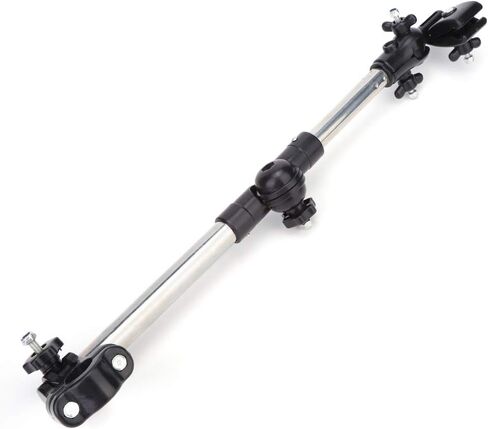 Umbrella Holder Wheelchair Stroller Bike Umbrella Attachment Handle Bar Holder Clamp Supporter Connector for Baby Carriage Wheelchair Bike in Saudi Arabia