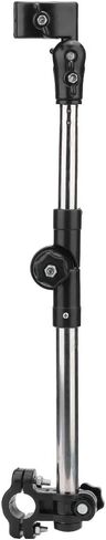 Umbrella Holder Wheelchair Stroller Bike Umbrella Attachment Handle Bar Holder Clamp Supporter Connector for Baby Carriage Wheelchair Bike in Saudi Arabia