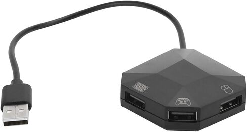 محول ماوس لوحة المفاتيح من ASHATA لأجهزة Xbox One وPS3 وXbox360 ومجموعة مهايئ وحدة تحكم USB لمفتاح N in Saudi Arabia