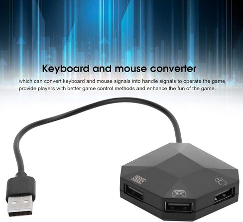 محول ماوس لوحة المفاتيح من ASHATA لأجهزة Xbox One وPS3 وXbox360 ومجموعة مهايئ وحدة تحكم USB لمفتاح N in Saudi Arabia