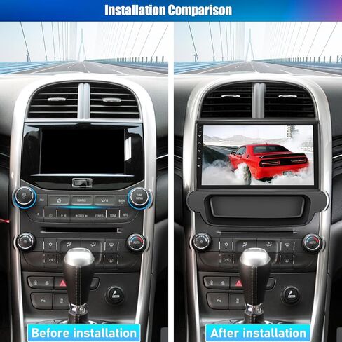 [2+64G] ستيريو سيارة Android 13 لسيارة شيفروليه تشيفي ماليبو 2009-2014 مع Carplay اللاسلكي وAndroid Auto، راديو سيارة بشاشة تعمل باللمس 9 بوصة مع نظام تحديد المواقع واي فاي بلوتوث FM/RDS راديو SWC ثنائي USB HiFi + كاميرا احتياطية in Saudi Arabia