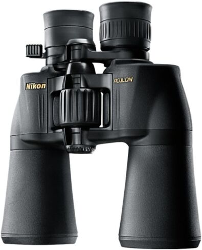 منظار نيكون ACULON A211 10-22x50 Zoom مع عدسات زجاجية صديقة للبيئة متعددة الطبقات وأنظمة منشورية BaK4 Porro (متجددة، أسود) in Saudi Arabia