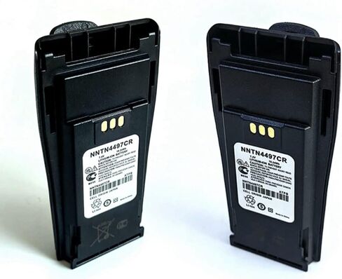 2 قطعة بطارية قابلة للاستبدال لموتورولا راديو CP040 CP150 CP200 CP200D CP200XLS EP450 DEP450 PR400 GP3188 GP3688 (NNTN4496 NNTN4497) in Kuwait