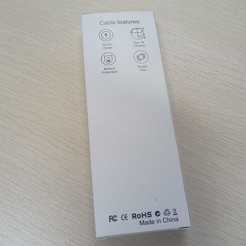 سلك شاحن سيارة iPhone ملفوف، قطعتان، متوافق مع Apple Carplay ومعتمد من MFi، كابل USB قصير إلى Lightning مع نقل البيانات وLED، شاحن iPhone قابل للسحب لأجهزة iPhone/Pad/Pod in Kuwait