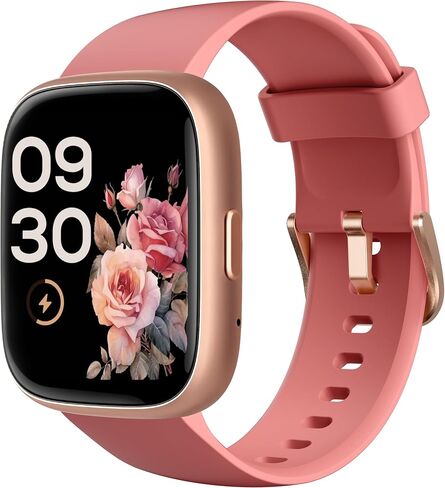 Smart Watch for Women, Alexa Built-in, Answer/Make Calls, 1.83" Fitness Tracker Watch with Heart Rate Monitor, Sleep Tracker, Pedometer, IP68 Waterproof, Smartwatch Compatible Android iOS in Saudi Arabia