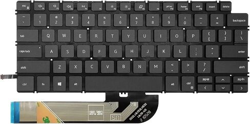 لوحة مفاتيح بديلة للكمبيوتر المحمول Dell Inspiron 5390 5391 5490 5491 7490 7491 تخطيط أمريكي in Saudi Arabia