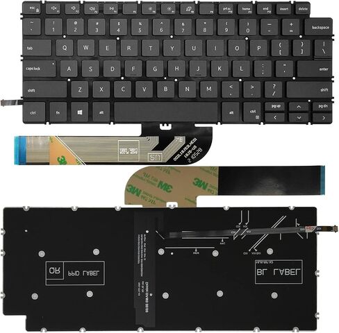 لوحة مفاتيح بديلة للكمبيوتر المحمول Dell Inspiron 5390 5391 5490 5491 7490 7491 تخطيط أمريكي in Saudi Arabia