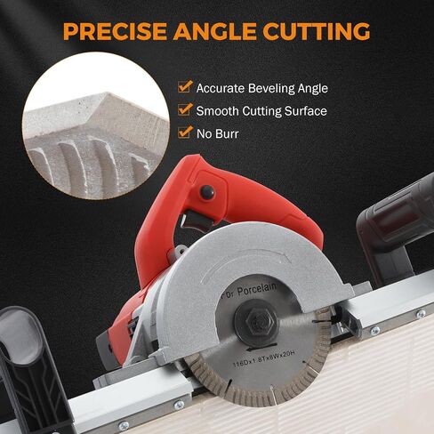 BEAMNOVA Tile Bevel Cutter Electric 43° Tile Chamfering Tool For Ceramic Porcelain Tiles with 2 Saw Blades 110V 1200W 13000rpm Angle Cutting Machine in Saudi Arabia