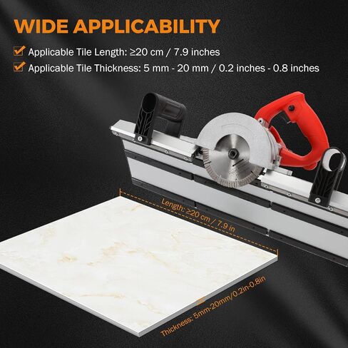 BEAMNOVA Tile Bevel Cutter Electric 43° Tile Chamfering Tool For Ceramic Porcelain Tiles with 2 Saw Blades 110V 1200W 13000rpm Angle Cutting Machine in Saudi Arabia
