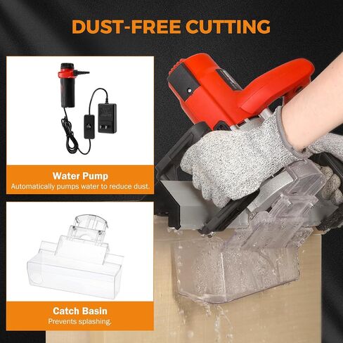 BEAMNOVA Tile Bevel Cutter Electric 43° Tile Chamfering Tool For Ceramic Porcelain Tiles with 2 Saw Blades 110V 1200W 13000rpm Angle Cutting Machine in Saudi Arabia