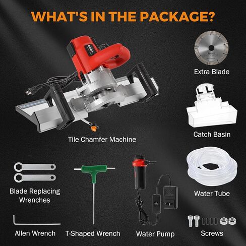 BEAMNOVA Tile Bevel Cutter Electric 43° Tile Chamfering Tool For Ceramic Porcelain Tiles with 2 Saw Blades 110V 1200W 13000rpm Angle Cutting Machine in Saudi Arabia