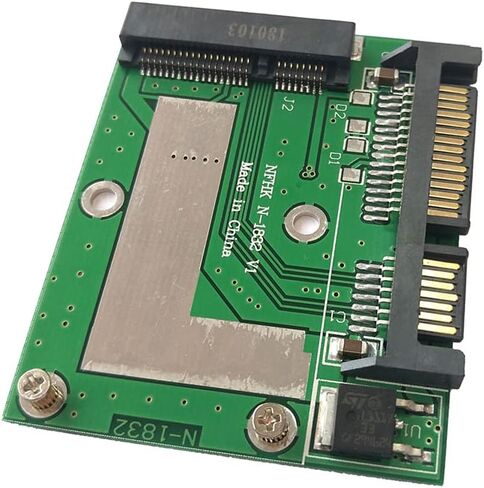 SaiDian 1Pcs Mini PCIE MSATA SSD to 2.5" SATA Drive Adapter Converter Module Board in Saudi Arabia