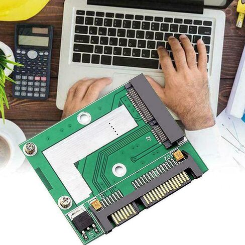 SaiDian 1Pcs Mini PCIE MSATA SSD to 2.5" SATA Drive Adapter Converter Module Board in Saudi Arabia