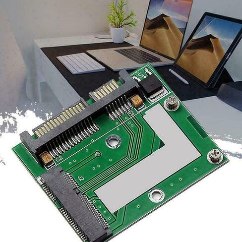 SaiDian 1Pcs Mini PCIE MSATA SSD to 2.5" SATA Drive Adapter Converter Module Board in Saudi Arabia
