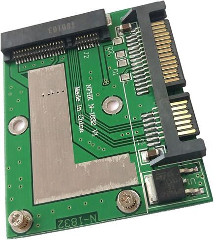 SaiDian 1Pcs Mini PCIE MSATA SSD to 2.5" SATA Drive Adapter Converter Module Board in Saudi Arabia