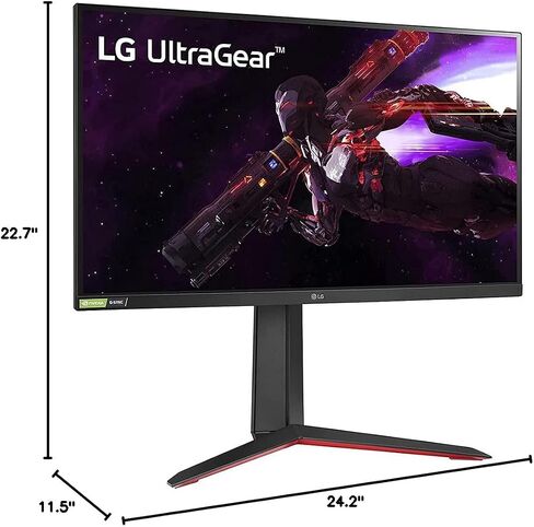 LG 27GP850-B 27" UltraGear QHD (2560 x 1440) Nano IPS Gaming Monitor + AMD FreeSync Bundle with 2 YR CPS Enhanced Protection Pack in Saudi Arabia
