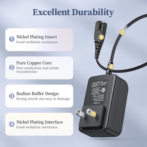 5V Charger for Kokido Xtrovac 110 100 200 Telsa 5 Rechargeable Handheld Pool Vacuum Power Cord for EV01 EV05 EV18 EV05CBX Pool Hot Tub Vacuum AC Adapter Power Supply in Saudi Arabia