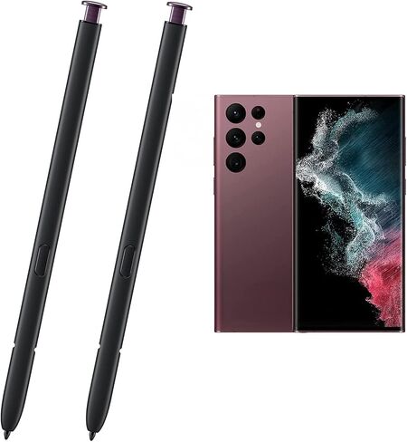 2 Pack S22 Ultra S Pen Replacement for Samsung Galaxy S22 Ultra Stylus Touch S Pen,WithoutBluetooh (Black) in Saudi Arabia