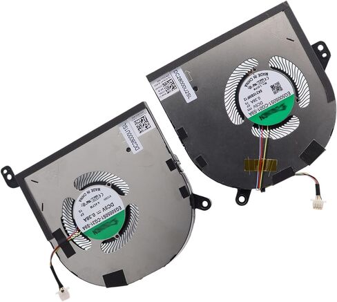 Deal4GO مروحة تبريد وحدة المعالجة المركزية FK50V 0FK50V مع مروحة رسومات GPU CN1MT 0CN1MT بديلة لـ Dell XPS 15 9510 9500 Precision 5560 5550 in Saudi Arabia