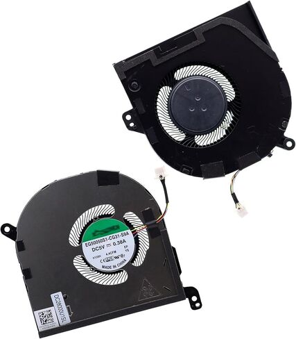 Deal4GO مروحة تبريد وحدة المعالجة المركزية FK50V 0FK50V مع مروحة رسومات GPU CN1MT 0CN1MT بديلة لـ Dell XPS 15 9510 9500 Precision 5560 5550 in Saudi Arabia