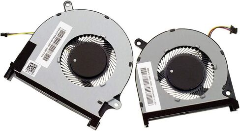 (زوج واحد) مروحة تبريد GPU ووحدة المعالجة المركزية مخصصة لجهاز Dell Inspiron 15 7590 7591 Vostro 7590 Series مروحة بديلة للكمبيوتر المحمول P83F 0MPHWF 0861FC in Saudi Arabia