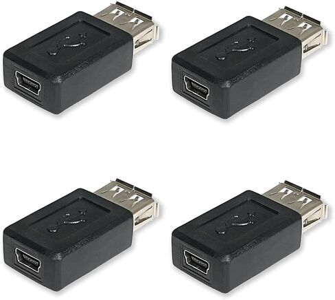 محول USB 2.0 أنثى إلى USB B Mini 5 Pin أنثى محول 4 حزم in Kuwait