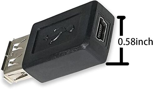 محول USB 2.0 أنثى إلى USB B Mini 5 Pin أنثى محول 4 حزم in Kuwait