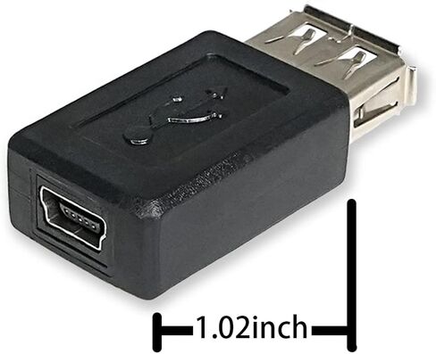 محول USB 2.0 أنثى إلى USB B Mini 5 Pin أنثى محول 4 حزم in Kuwait