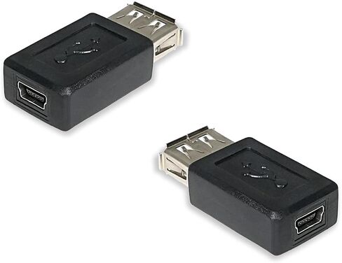 محول USB 2.0 أنثى إلى USB B Mini 5 Pin أنثى محول 4 حزم in Kuwait