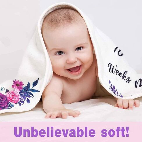 بطانية مايلستون الشهرية للطفل مقاس 48 × 40 بوصة، بطانية شهرية لخلفية التصوير الفوتوغرافي لقطط كبيرة منفوشة، بطانية ذاكرة مخصصة لنمو الطفل من الفلانيل BTLSPH968 in Kuwait