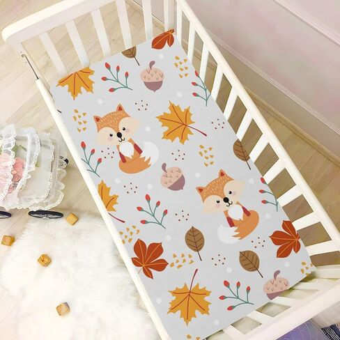 Pfrewn Crib Sheets for Boys Girls Hockey Player Pattern Fitted Crib Sheet Fits Standard Crib Mattress Pads Stretch Soft Toddler Baby Sheet, 52x28x9IN in Saudi Arabia
