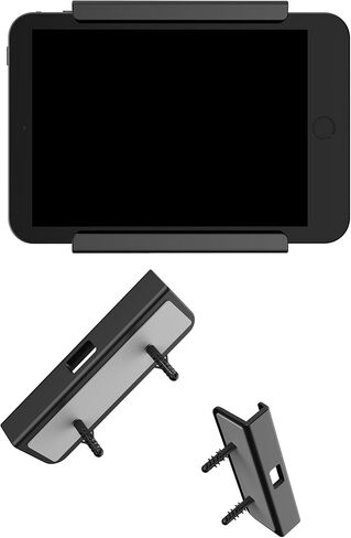 Wall Mount for ipad Tablet Wall Holder Compatible with Kindle/E-Reader Phone Wall Mount Fit for Use in Kitchen/Bathroom/Study Room (Black) in Saudi Arabia