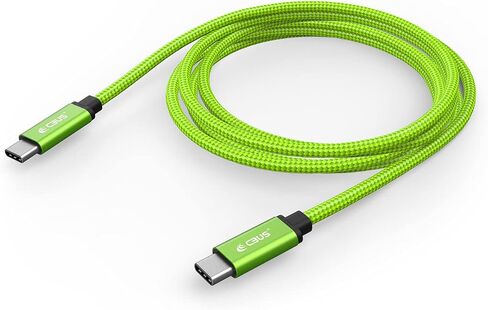 CBUS 10ft Heavy-Duty Braided USB C to C Fast Charging Cable Compatible with iPhone 15/Pro/Max/Plus, iPad Pro/Air, Samsung S24/S23/S22/S21 Ultra, Motorola, Pixel, TCL - USB Type C Cord (Pink Rose Gold) in Kuwait
