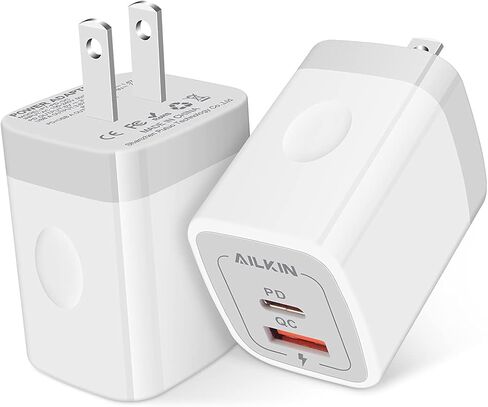New iPhone Charger Block, USB C Wall Charger, 20W PD Type C Brick Fast Charge for iPhone 11 12 13 14 Pro Max SE 10 X XS 8 Plus, Plug USB Power Supply Adapter USBC Charging Cube High-Speed USB-C Box in Saudi Arabia