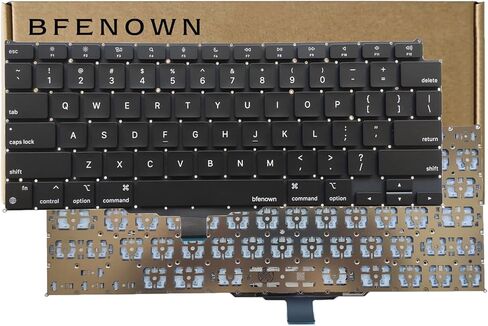 Replacement US Keyboard for Macbook Air Retina 13.3 inch M1 CPU A2337 MGN63LL/A MGND3LL/A MGNA3LL/A MGN93LL/A MGN73LL/A MGNE3LL/A EMC 3598 2020 Year Laptop in Kuwait