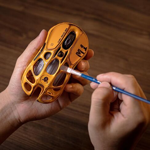 GravaStar Mercury Gaming Mouse (Yellow - Version with trail of battle damage) in Saudi Arabia