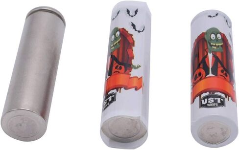 20 Pcs 18650 Battery Wrap Film, Heat Shrink PVC Sleeve for 18650 Battery Cover,5 Replacement Protective PreCut Battery Skin Sticker for 18650 Battery Skin Decoration.[DEMON SERIES], AA in Saudi Arabia