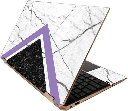 MightySkins Skin for HP Spectre x360 15" (2020) - Amber Marble | Protective, Durable, and Unique Vinyl Decal wrap Cover | Easy to Apply, Remove, and Change Styles | Made in The USA in Saudi Arabia